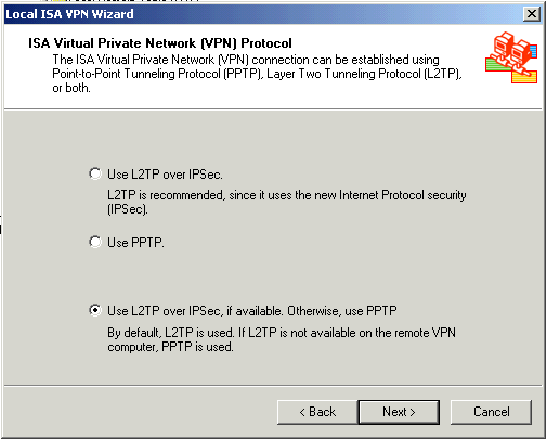 VPN ISA 2004 Server